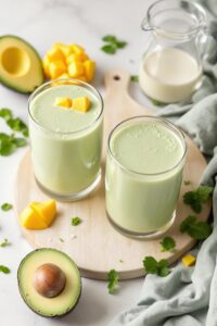 creamy avocado coconut smoothie
