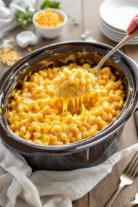 creamy slow cooker mac and cheese