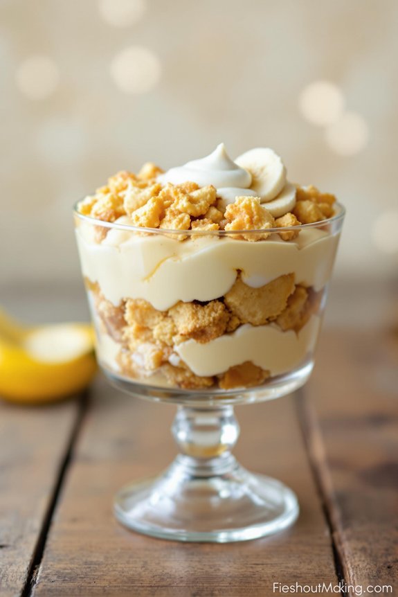 homemade custard banana pudding