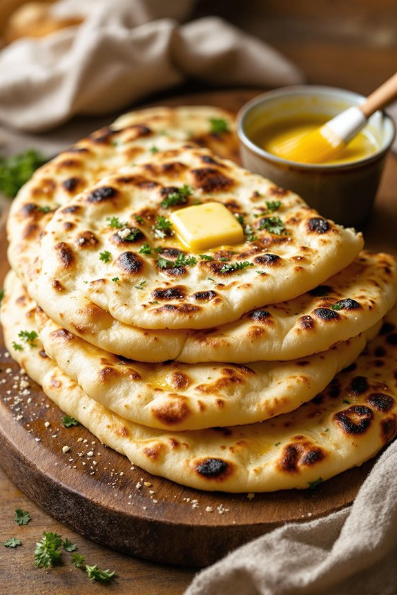 homemade garlic naan recipe