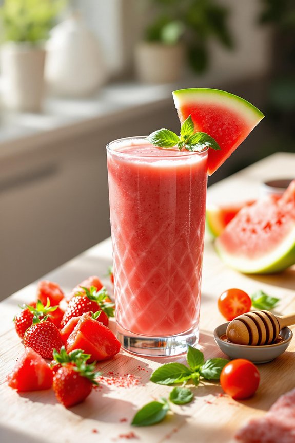 refreshing watermelon tomato smoothie recipe