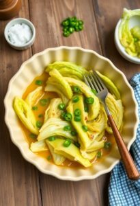 spicy buttered cabbage dish