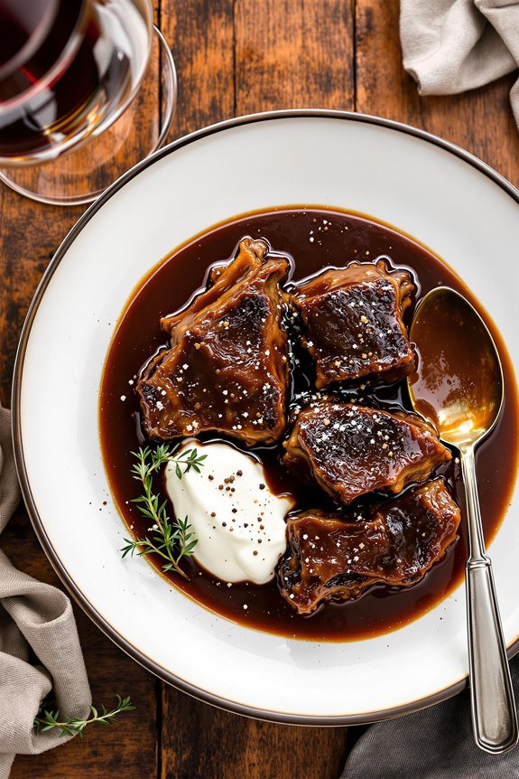 tender flavorful braised short ribs