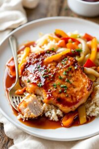sweet and tangy pork chops