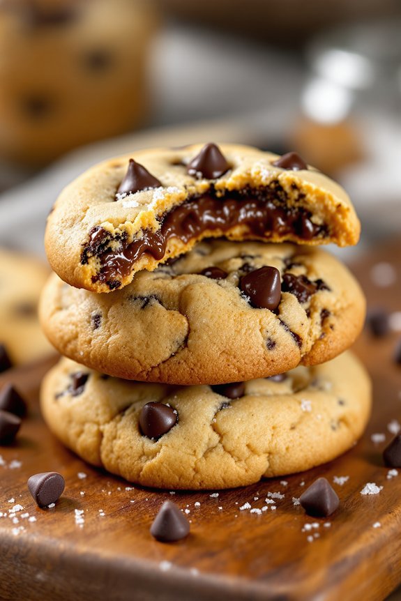 gooey chocolate chip cookies