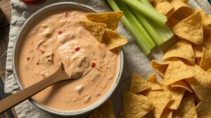 creamy buffalo chicken dip