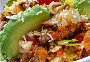Spicy Dorito Taco Salad