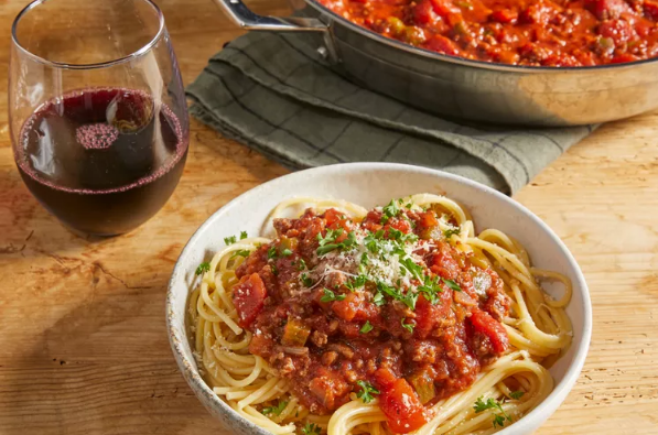 Homemade Spaghetti Sauce with Ground Beef